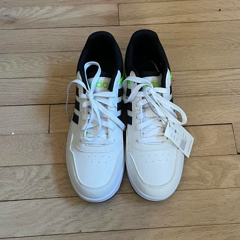 Adidas White and Black Classic Sneakers
